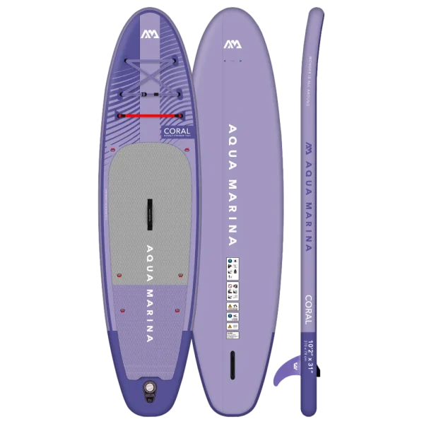 סאפ+משוט CORAL דגם BT-23COPN מבית AQUA MARINA