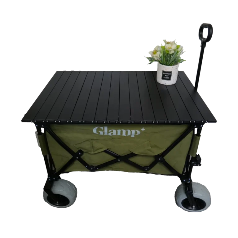 שולחן מתקפל לעגלת קמפינג מבית GLAMP