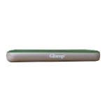 מזרן יחיד דק מתנפח דגם GSAB22 בצבע ירוק וחום מבית GLAMP