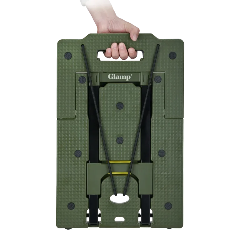 עגלת משא מתקפלת בצבע ירוק דגם GFT200 מבית GLAMP