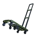 עגלת משא מתקפלת בצבע ירוק דגם GFT200 מבית GLAMP
