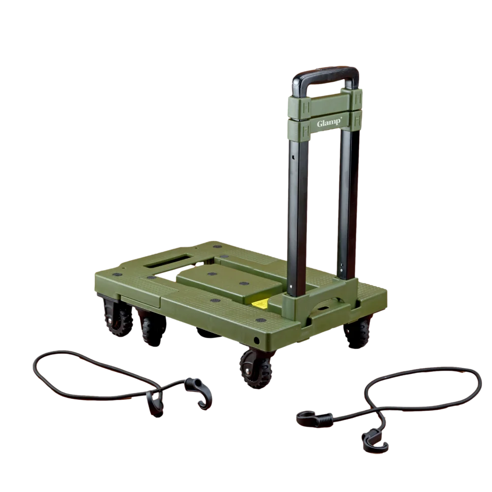 עגלת משא מתקפלת בצבע ירוק דגם GFT200 מבית GLAMP עגלת משא מתקפלת בצבע ירוק דגם GFT200 מבית GLAMP