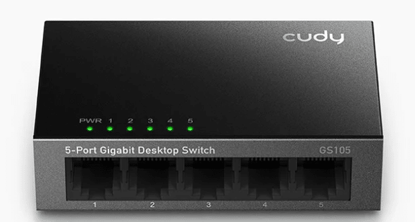 (מתכת) CUDY 5-Port Gigabit Switch GS105-IL