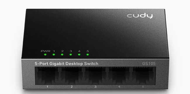(מתכת) CUDY 5-Port Gigabit Switch GS105-IL