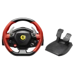 באנדל הגה Ferrari 458 Spider מבית Thrustmaster ומושב GTLite Carbon Grey מבית Next Level Racing