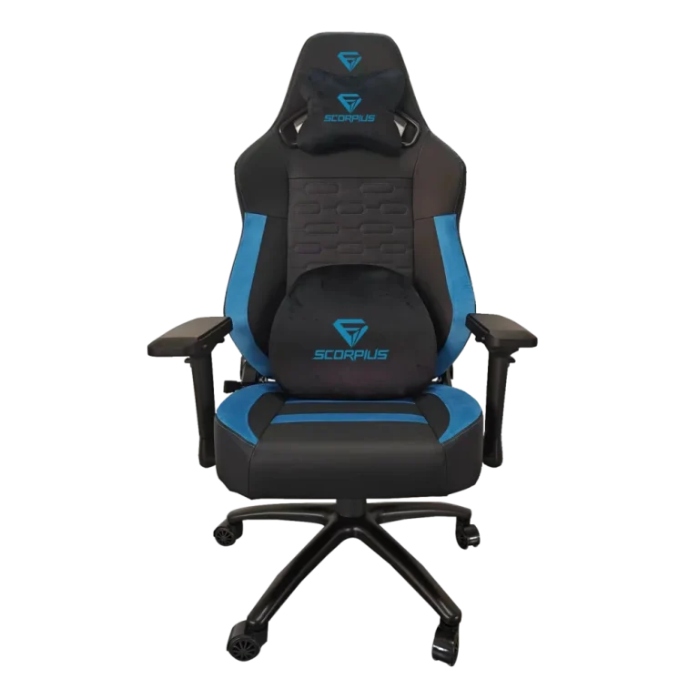 מושב גיימינג שחור/כחול SCORPIUS PROFESSIONAL
