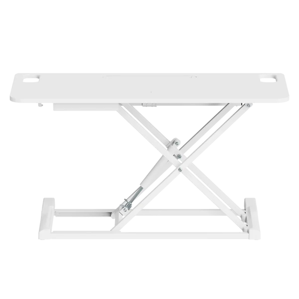 עמדת עבודה מתכווננת שולחנית בצבע לבן דגם dws28-02n מבית LUMI