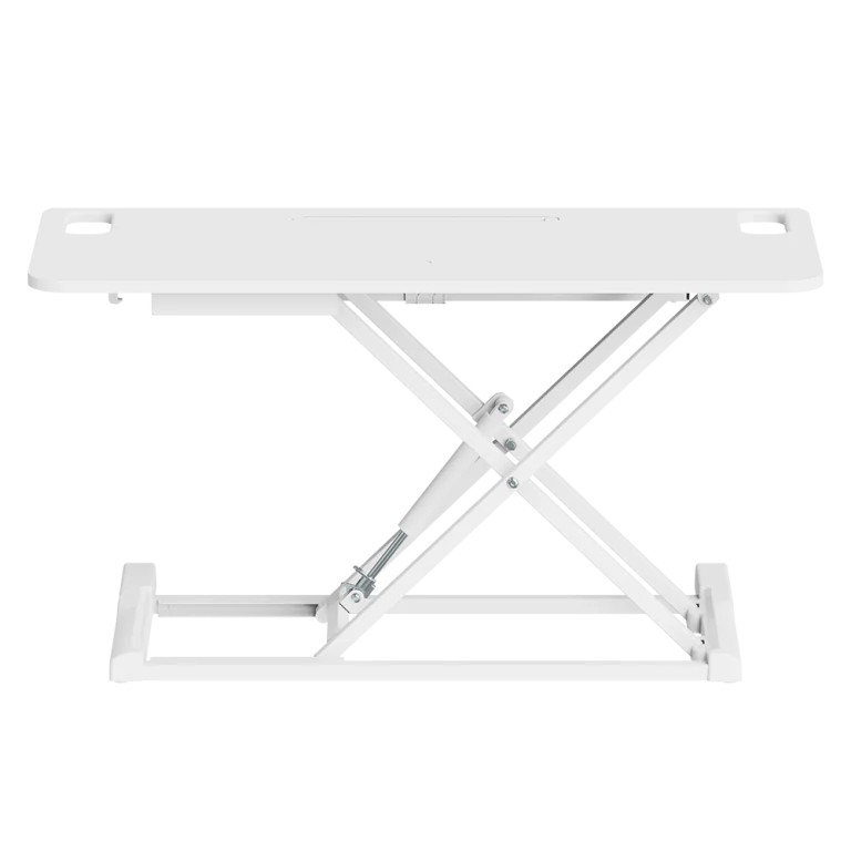 עמדת עבודה מתכווננת שולחנית בצבע לבן דגם dws28-02n מבית LUMI