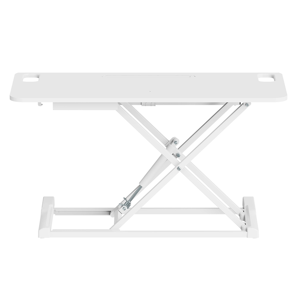 עמדת עבודה מתכווננת שולחנית בצבע לבן דגם dws28-02n מבית LUMI