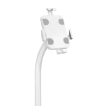 מעמד טאבלט רצפתי LUMI PAD33-01 לבן – פתרון מקצועי לתצוגה בטוחה