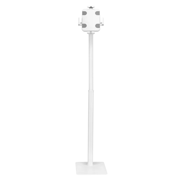מעמד טאבלט רצפתי LUMI PAD33-01 לבן – פתרון מקצועי לתצוגה בטוחה