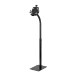 מעמד טאבלט רצפתי LUMI PAD33-01 שחור – פתרון מקצועי לתצוגה בטוחה