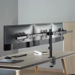 זרוע שולחנית LDT57-C03 לשלושה מסכים – גודל 17" – 32"