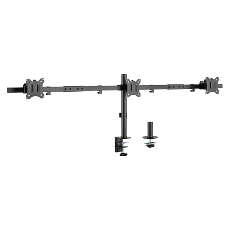 זרוע שולחנית LDT57-C03 לשלושה מסכים – גודל 17" – 32"
