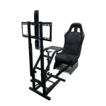 מושב לסימולטור מירוצים שחור  SIMULATOR COCKPIT