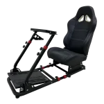 מושב מפואר לסימולטור מירוצים שחור SIMULATOR COCKPIT