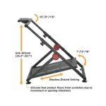 מעמד מתקפל להגה מרוצים דגם LRS04-BS מבית Lumi