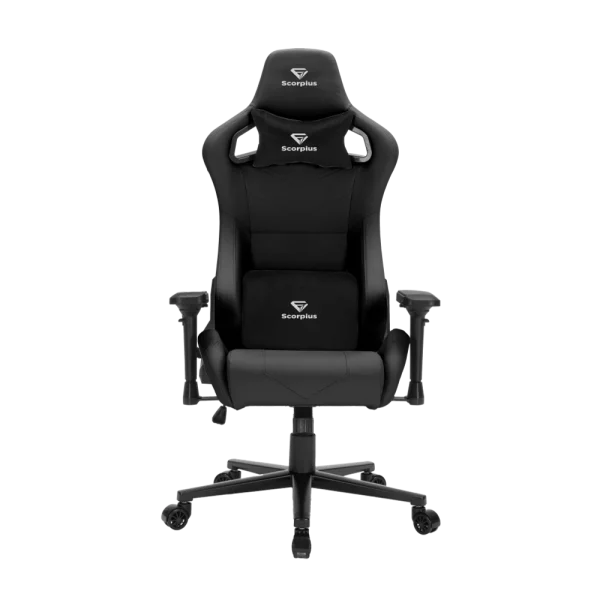 מושב גיימינג DELUXEPRO מבית SCORPIUSD בצבע שחור