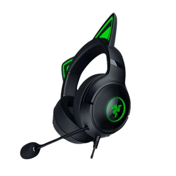 אוזניות חוט’ – RAZER KRAKEN KITTY V2 שחור