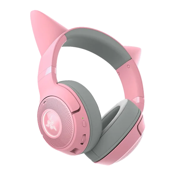 אוזניות אלחוטיות - RAZER KRAKEN KITTY BT V2 בצבע ורוד