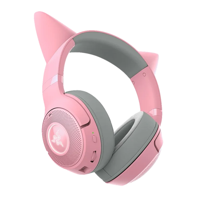 אוזניות אלחוטיות - RAZER KRAKEN KITTY BT V2 בצבע ורוד