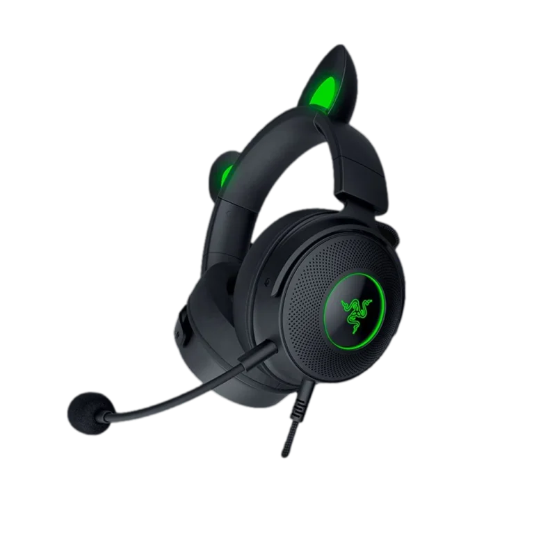 אוזניות – RAZER KRAKEN KITTY V2 PRO בצבע שחור