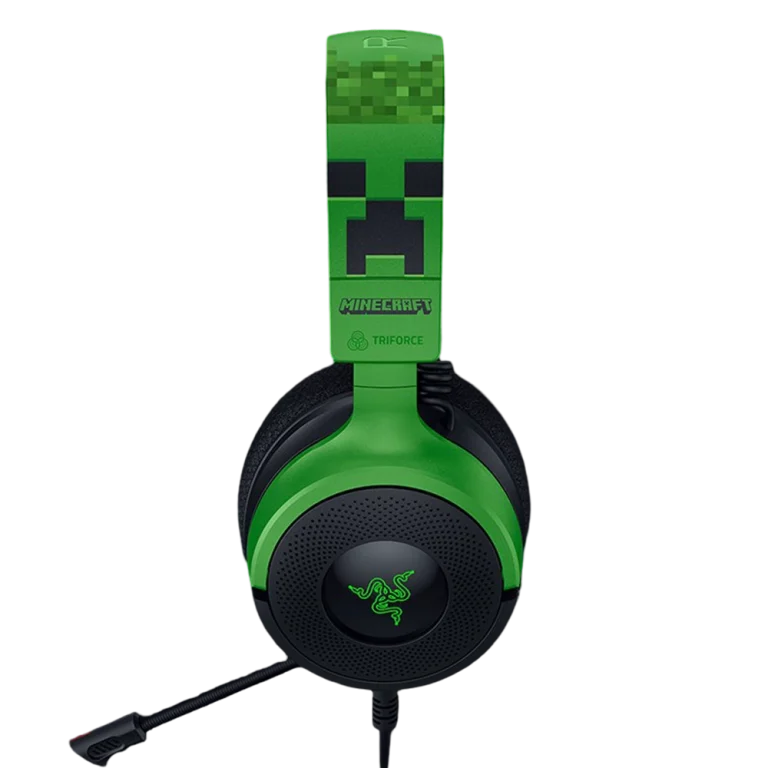 Razer Kraken V4 X Minecraft Edition – אוזניות גיימינג חוטיות