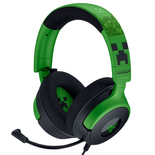 Razer Kraken V4 X Minecraft Edition – אוזניות גיימינג חוטיות