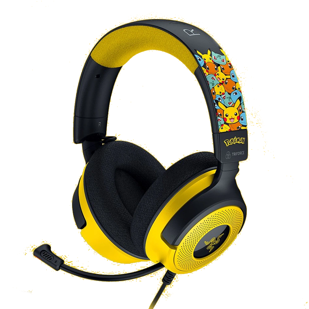 אוזניות גיימינג RAZER KRAKEN V4 X Pokémon Edition אוזניות גיימינג RAZER KRAKEN V4 X Pokémon Edition