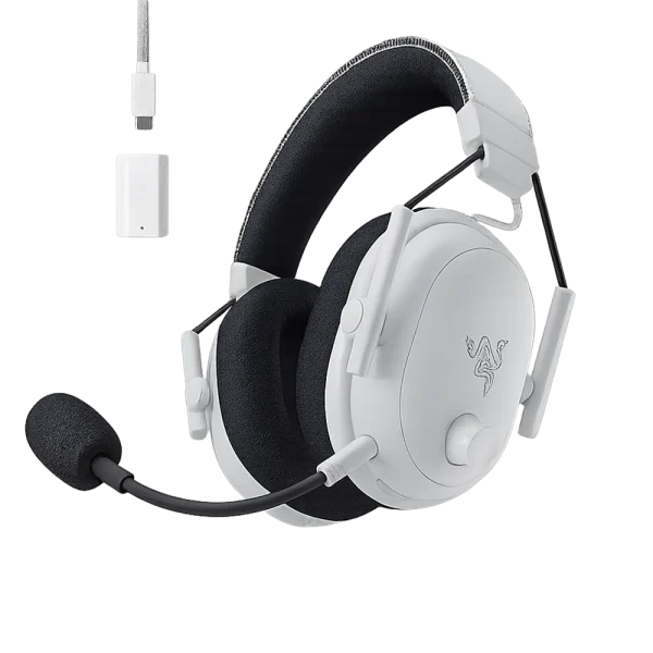 אוזניות אלחוטיות Razer BlackShark V3 Pro - לבן