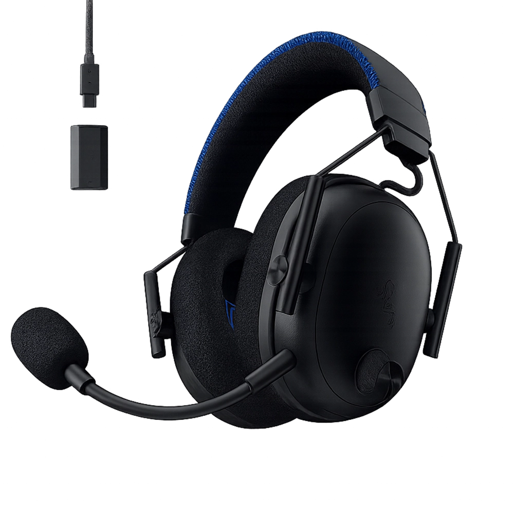 אוזניות אלחוטיות Razer BlackShark V3 Pro for PlayStation - שחור אוזניות אלחוטיות Razer BlackShark V3 Pro for PlayStation - שחור