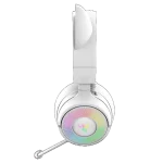 RAZER KRAKEN KITTY V3 – אוזניות גיימינג אלחוטיות לבן