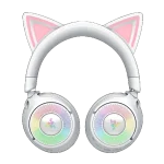 RAZER KRAKEN KITTY V3 – אוזניות גיימינג אלחוטיות לבן