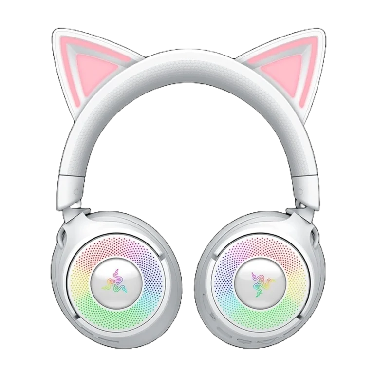 RAZER KRAKEN KITTY V3 – אוזניות גיימינג אלחוטיות לבן