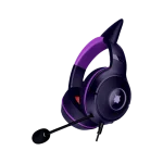 אוזניות גיימינג חוטיות דגם Kraken Kitty V2 Gengar Edition מבית Razer