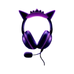 אוזניות גיימינג חוטיות דגם Kraken Kitty V2 Gengar Edition מבית Razer
