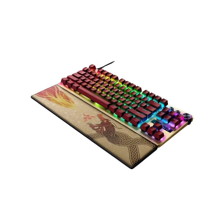 מקלדת גיימינג חוטית דגם Huntsman V3 Pro Tenkeyless Counter Strike 2 Edition מבית Razer