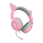 אוזניות גיימינג חוטיות דגם Kraken Kitty V3 X בצבע ורוד מבית Razer