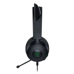 אוזניות גיימינג חוטיות דגם Kraken Kitty V3 X בצבע שחור מבית Razer