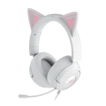 אוזניות גיימינג חוטיות דגם Kraken Kitty V3 X בצבע לבן מבית Razer