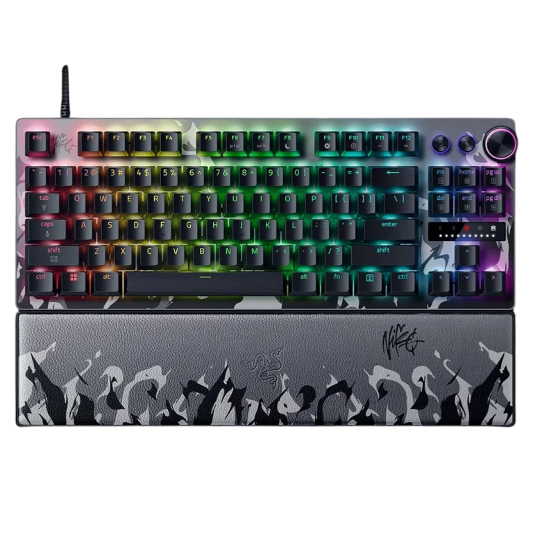 מקלדת גיימינג דגם Huntsman V3 Pro Tenkeyless 8khz Niko Edition מבית Razer