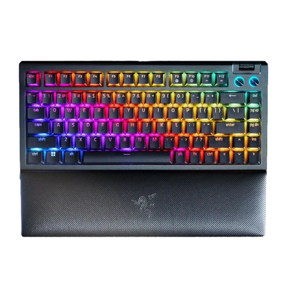 מקלדת מכאנית – Razer BlackWidow V4 75% Black
