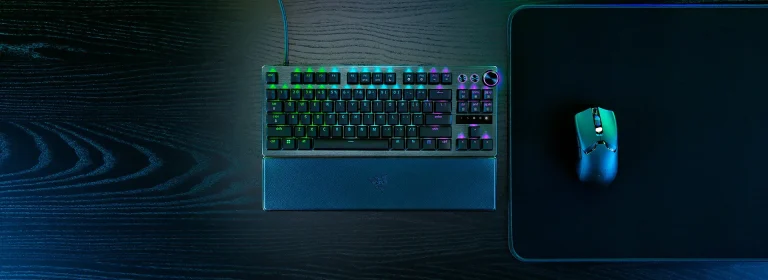 מקלדת RAZER HUNTSMAN V3 PRO TENKEYLESS BLACK