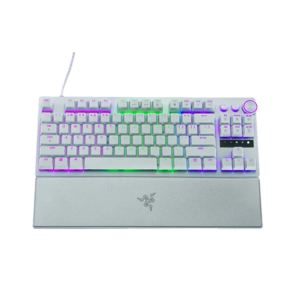 מקלדת RAZER HUNTSMAN V3 PRO TENKEYLESS WHITE