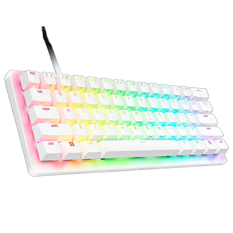 RAZER HUNTSMAN V3 PRO MINI – מקלדת מכנית צבע לבן