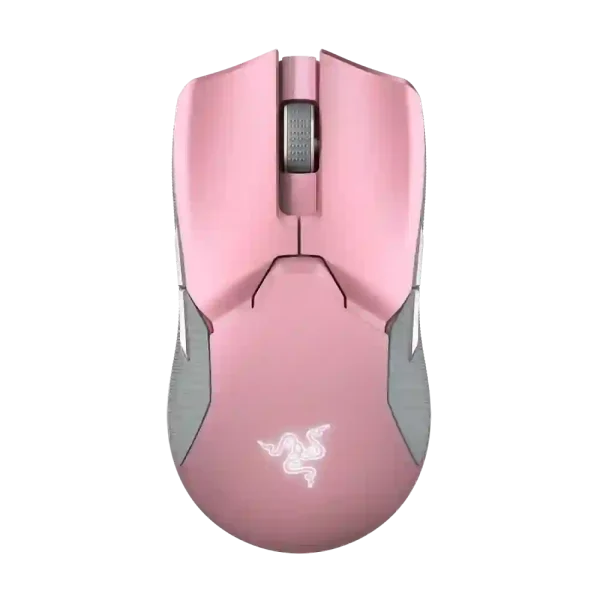 עכבר אלחוטי RAZER Viper Ultimate & Mouse Dock בצבע ורוד