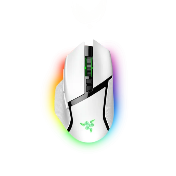 עכבר גיימינג אלחוטי Razer Basilisk V3 Pro צבע לבן