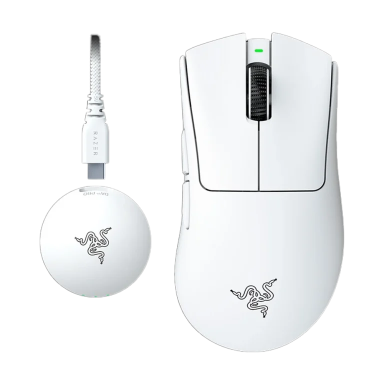 עכבר אלחוטי Razer DeathAdder V4 Pro – לבן