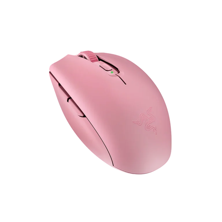 עכבר גיימינג אלחוטי דגם Orochi V2 בצבע ורוד מבית Razer