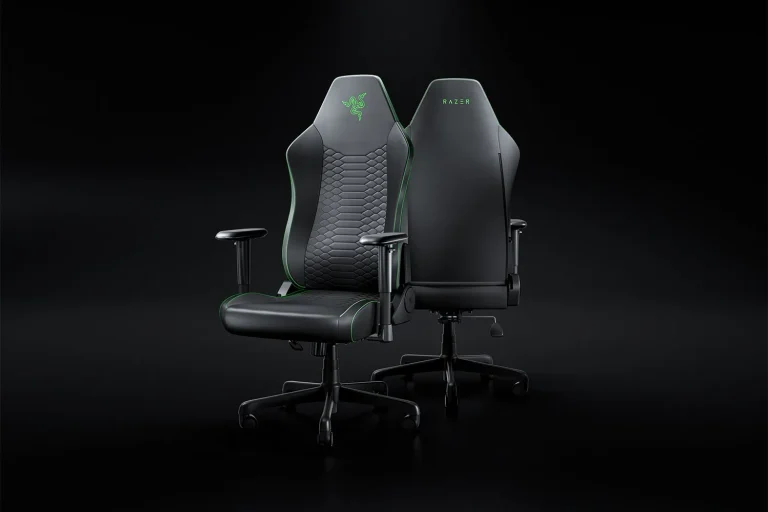 כיסא גיימינג דגם Iskur V2 X NewGen בצבע שחור ירוק מבית Razer